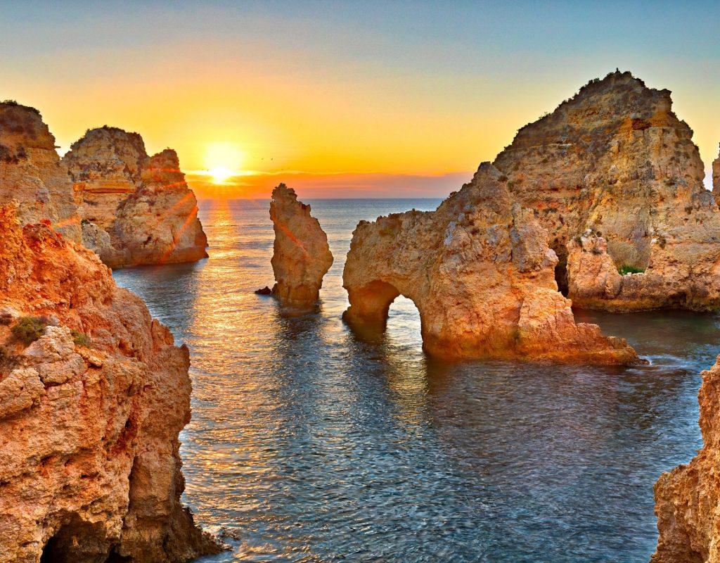 Algarve Portugal sonnenuntergang