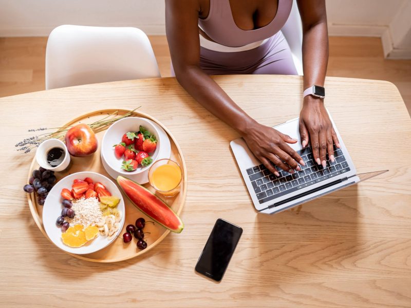 Gesundes Essen für die Arbeit