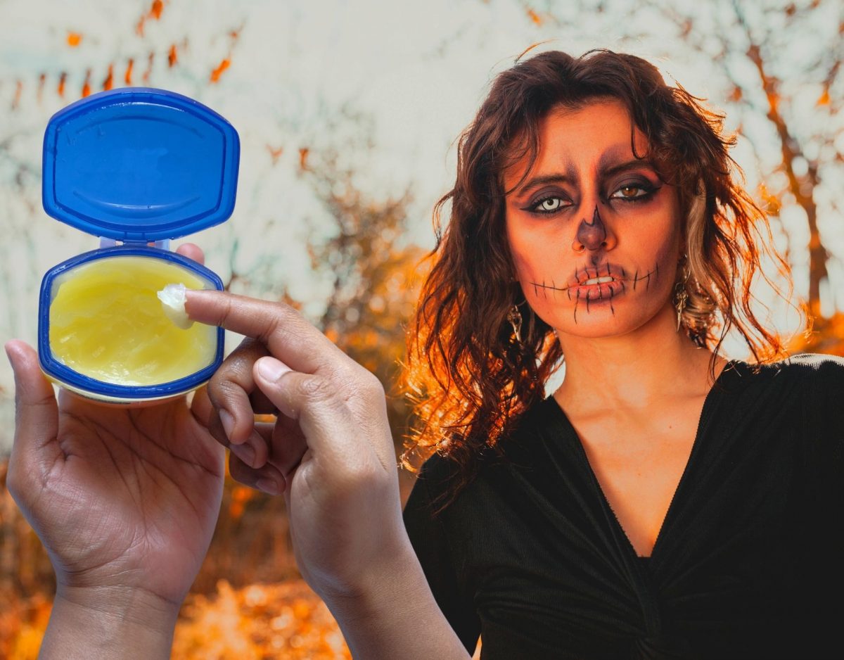 halloween make up vaseline