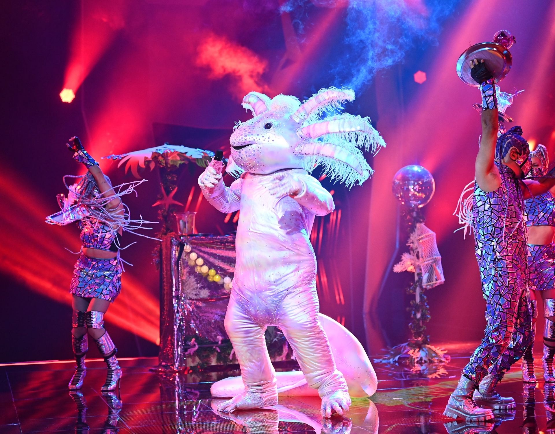 Das Axolotl bei "The Masked Singer" DAS verrät die Komikerin wmn