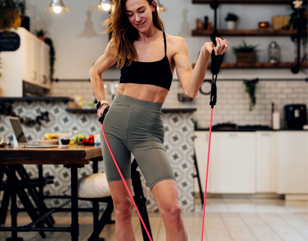 Unterarm Curls Resistant Band