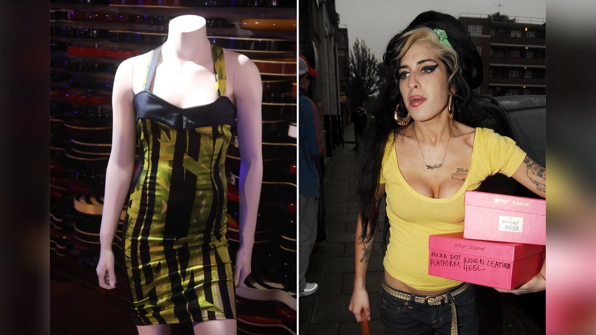 Dieses Kleid trug Amy Winehouse während ihres letzten Konzerts in Belgrad.. © imago/ZUMA Wire / Steve McGarry/Landmark Media/ImageCollect