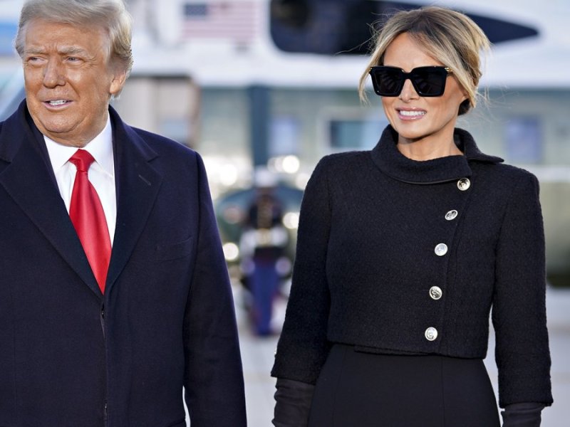 Melania Trump an der Seite ihres Ehemanns Donald.. © CNP/AdMedia/ImageCollect