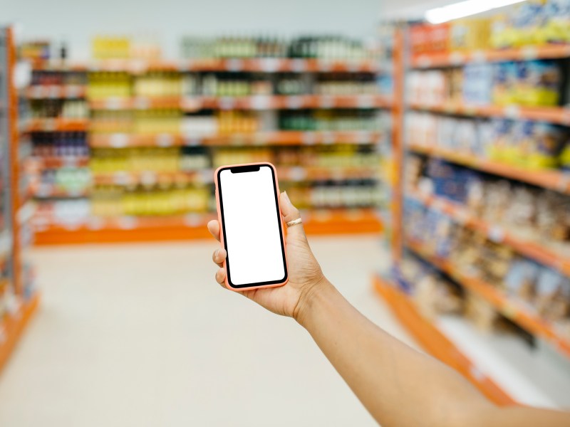 Onlineshopping Supermarkt