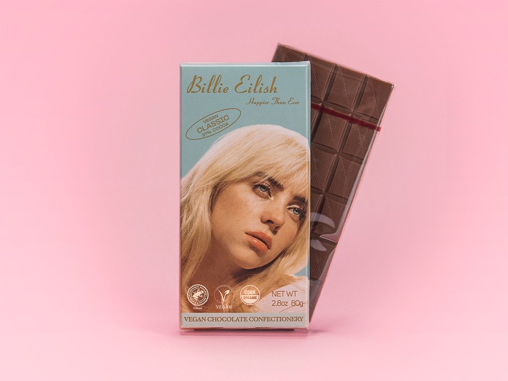 vegane Schokolade Billie Eilish iChoc