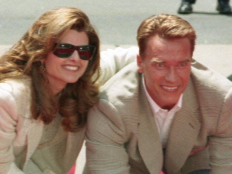 Maria Shriver und Arnold Schwarzenegger in glücklichen Zeiten.. © imago images/Kyodo News