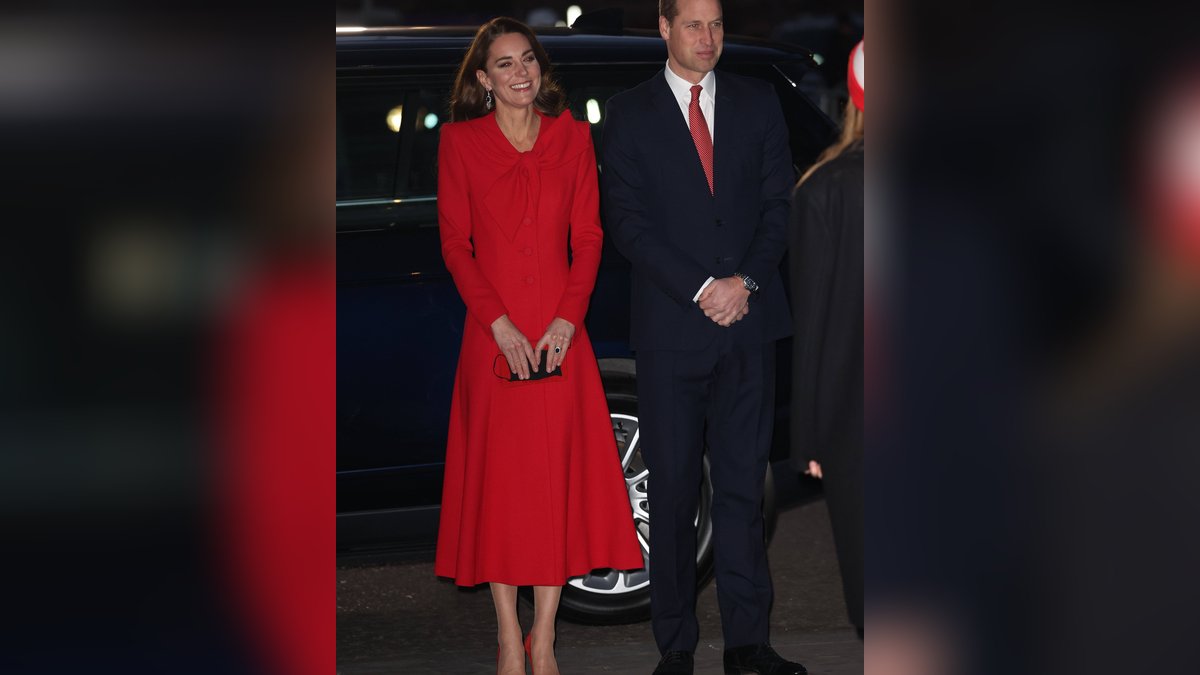 Herzogin Kate und Prinz William auf dem Weg zum Weihnachtskonzert in der Westminster Abbey.. © imago/i Images