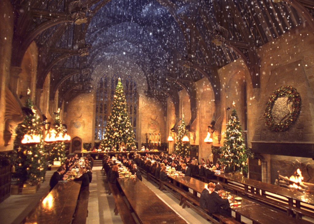 Harry Potter Weihnachten große Halle