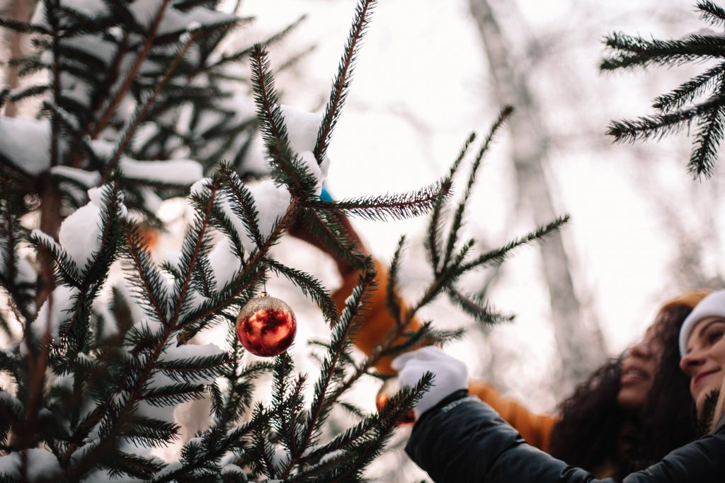 Paar Weihnachten