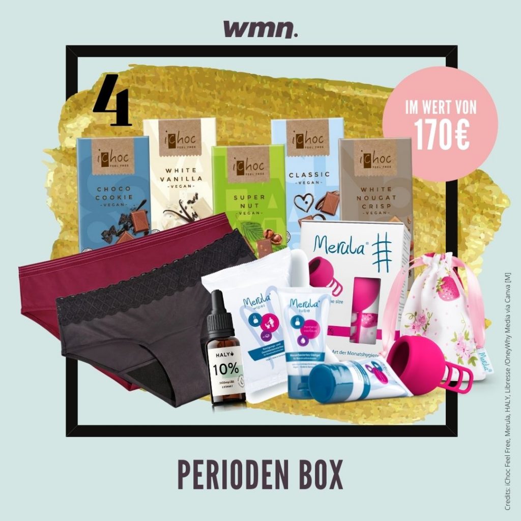 perioden gewinnspiel mit merula, ichock, haly und libresse