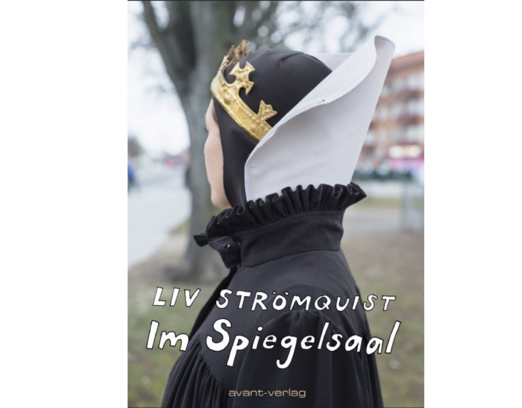 Foto des Covers von Liv Strömquists neuestem Comic: "Im Spiegelsaal" zu sehen ist eine Frau mit Krone