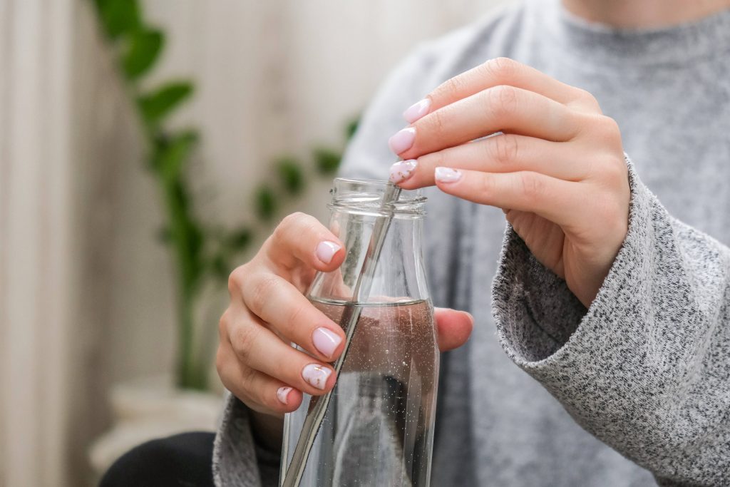 Mujer Agua De Magnesio