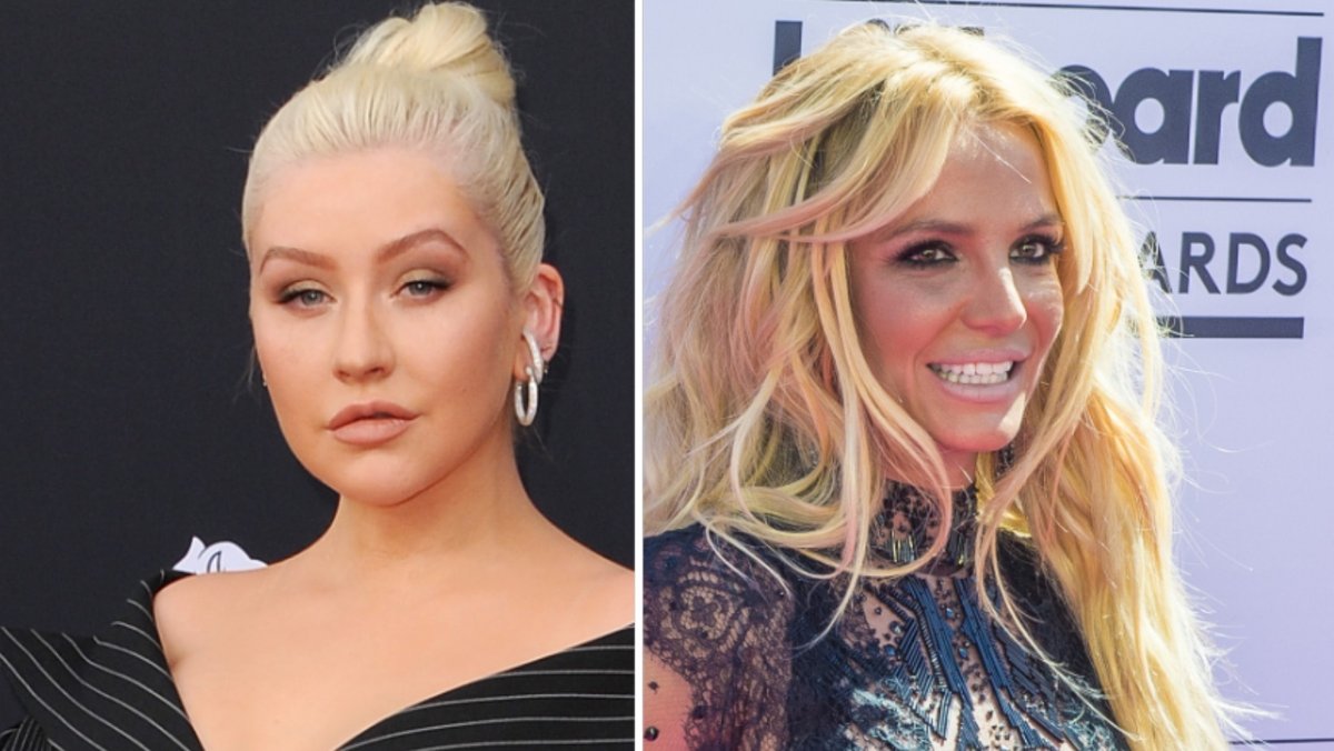 Christina Aguilera (li.) will Britney Spears unterstützen.. © Kobby Dagan/Shutterstock / 2018 Tinseltown/Shutterstock.com