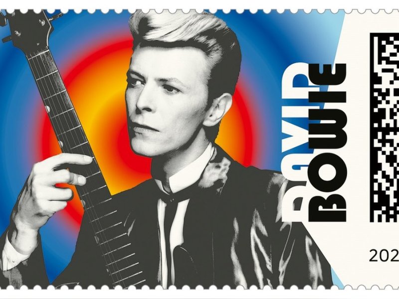 Sonderbriefmarke für David Bowie.. © © Bundesministerium der Finanzen