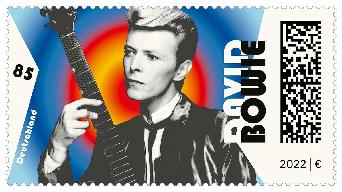Sonderbriefmarke für David Bowie.. © © Bundesministerium der Finanzen