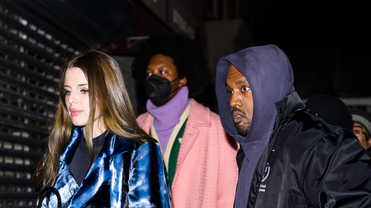 Kanye West und Julia Fox Anfang Januar 2022 in New York.. © getty/Gotham / GC Images