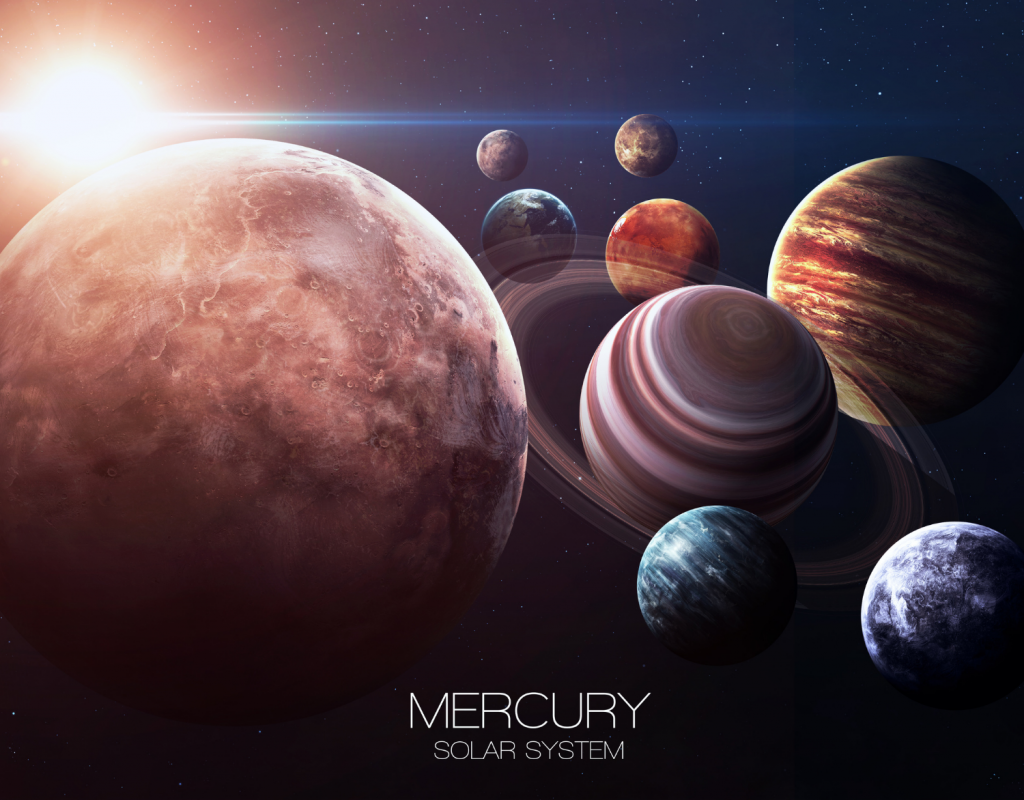 Merkur rückläufig Planet im Sonnensystem