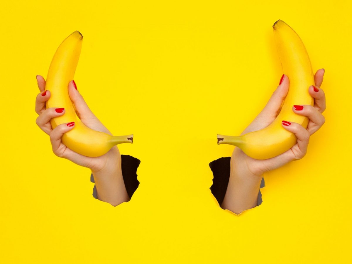 Zwei Bananen als Symbol für Doppelpenetration