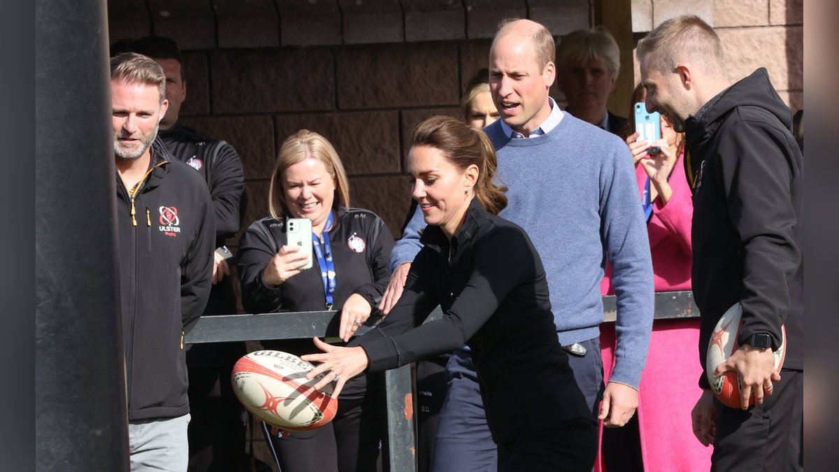 Der Herzog und die Herzogin von Cambridge messen sich gerne in sportlichen Wettbewerben.. © imago/i Images
