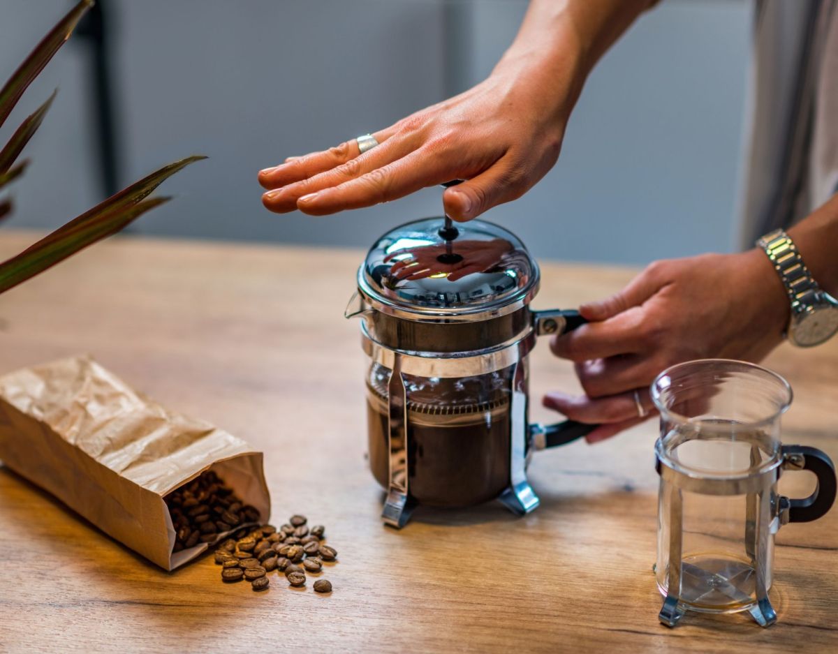 French press Zubereitung