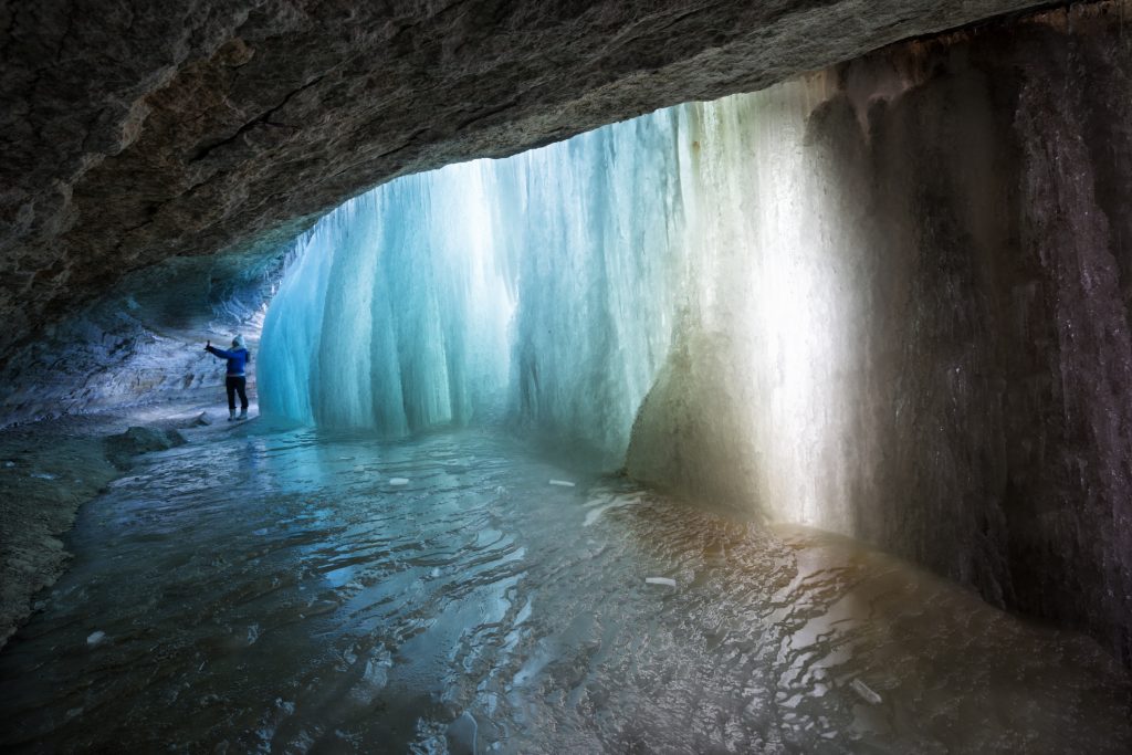 kältesten Städte der Welt Minnehaha Wasserfall 