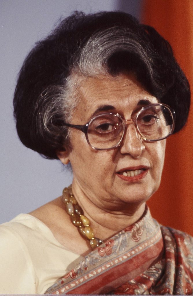 Indira ghandi portät