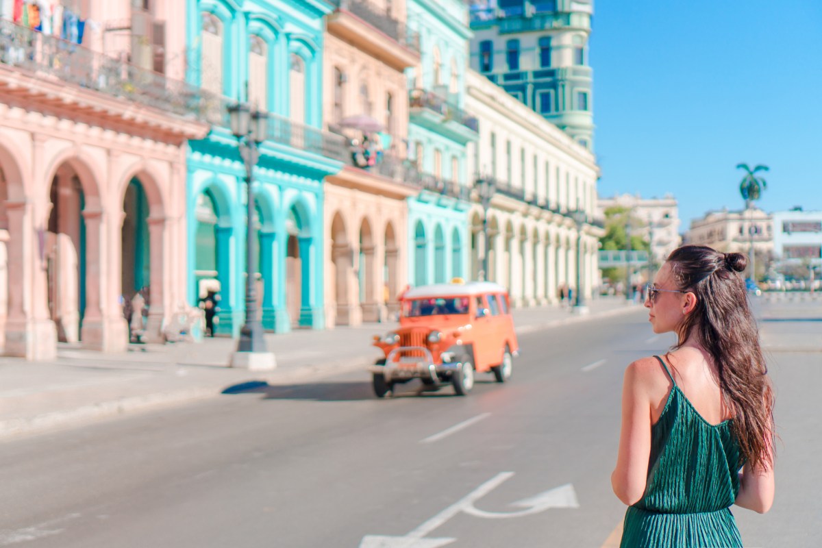 Frau in Kuba