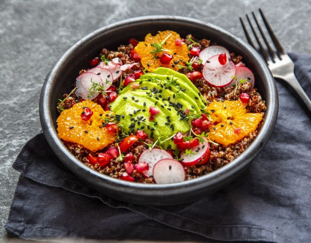 Kresse auf Bowl gesund