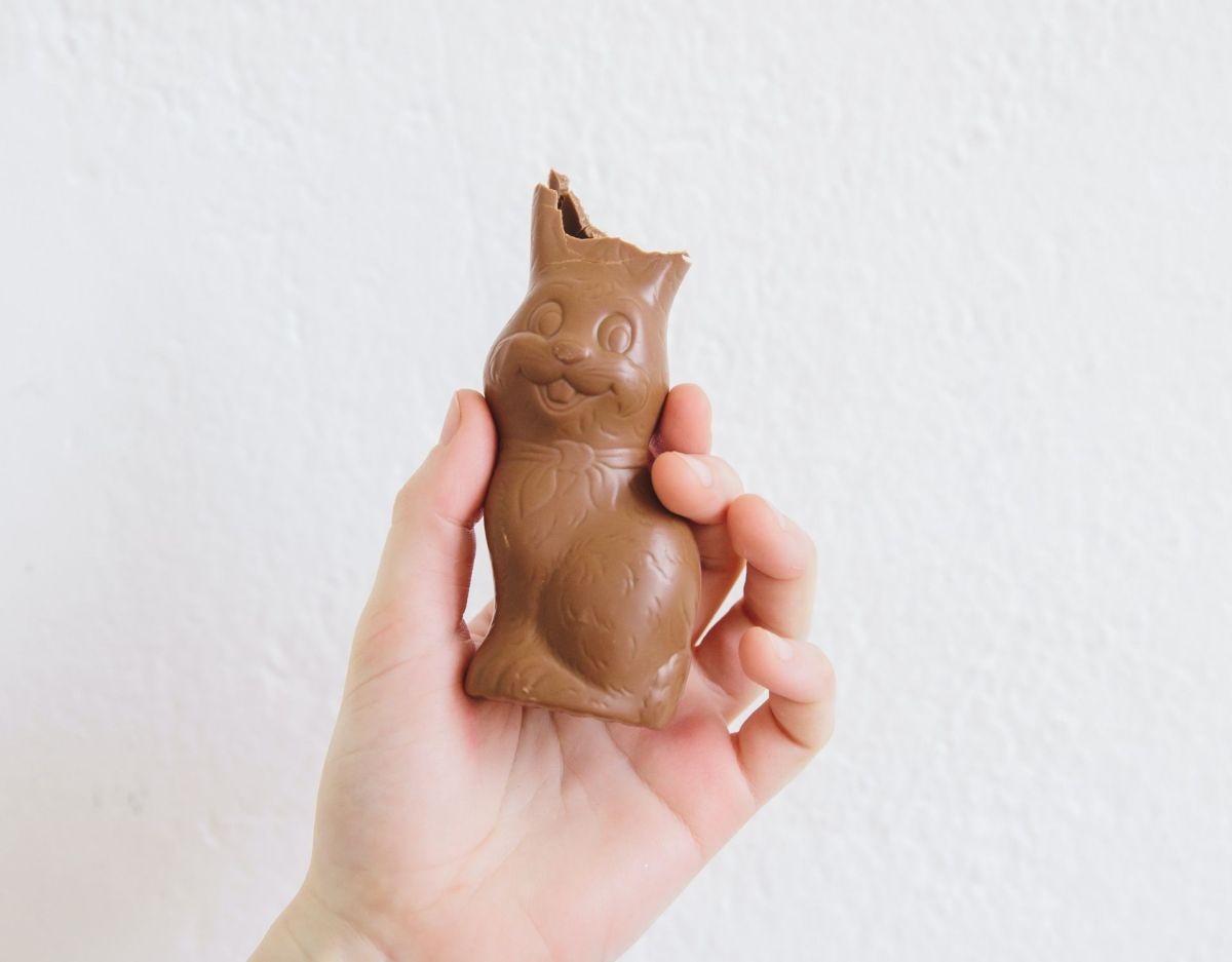 Abgebissener Osterhase