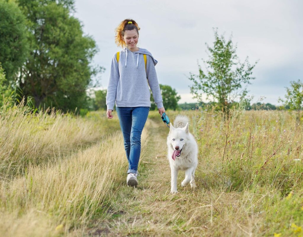 Spaziergang mentale gesundheit 