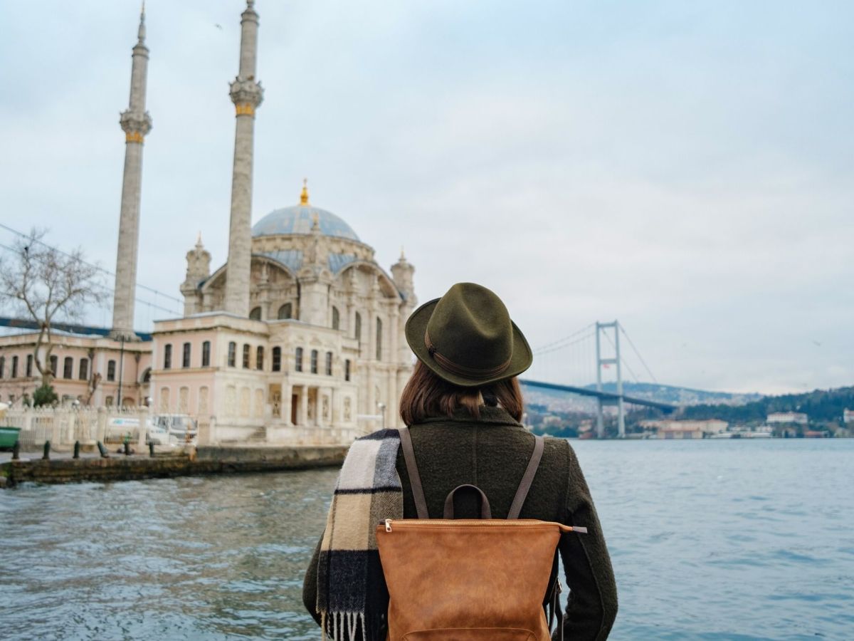 Frau in Istanbul