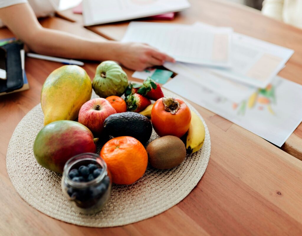 Kaki gesund Obstteller