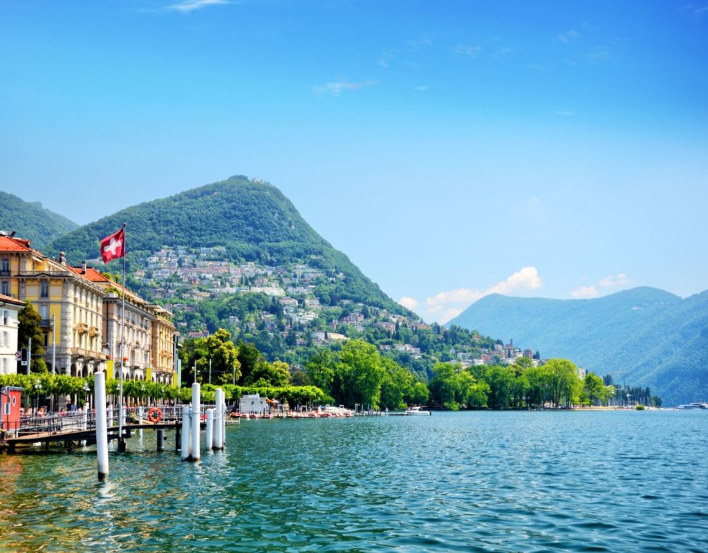 Lugano Reiseziele im August