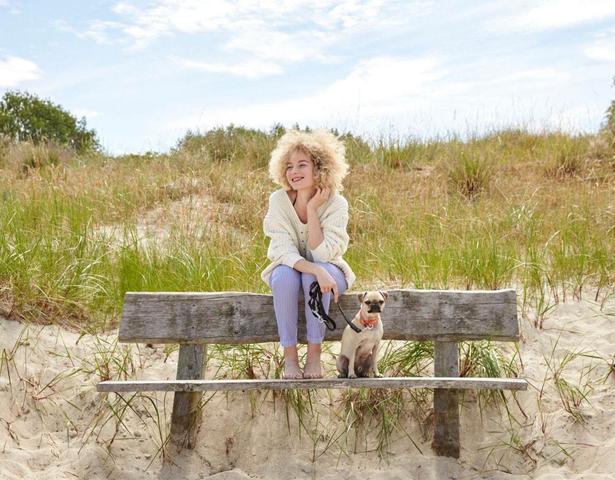 Fun Facts über Sylt Frau Strand Hund