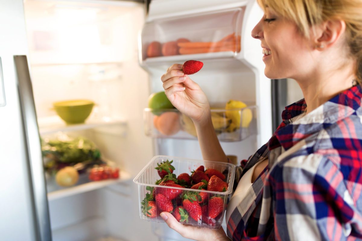 Erdbeeren Kühlschrank