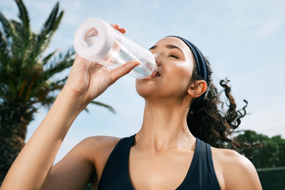 Frau Wasser Sport