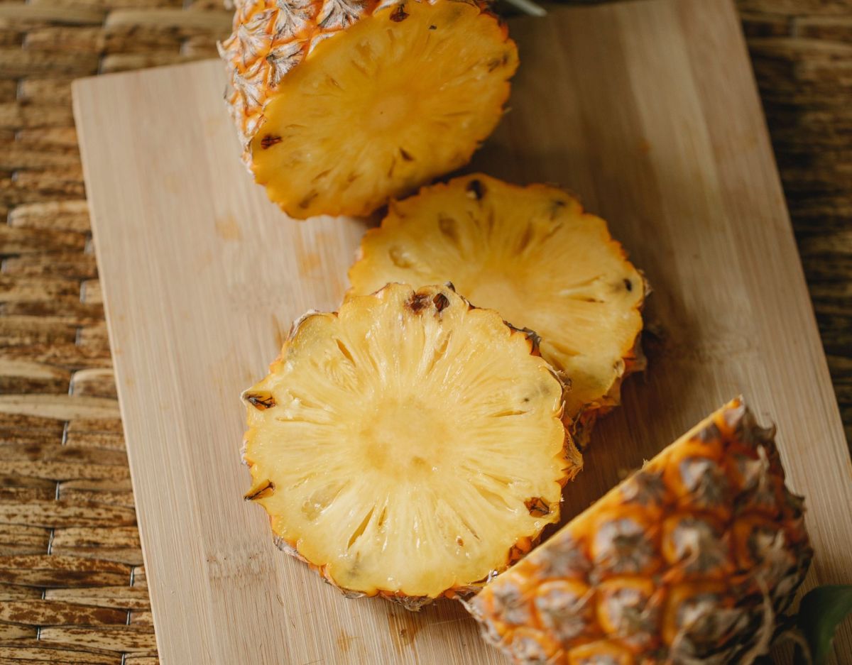 Geschnittene Ananas