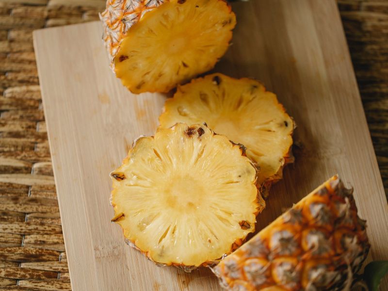 Geschnittene Ananas