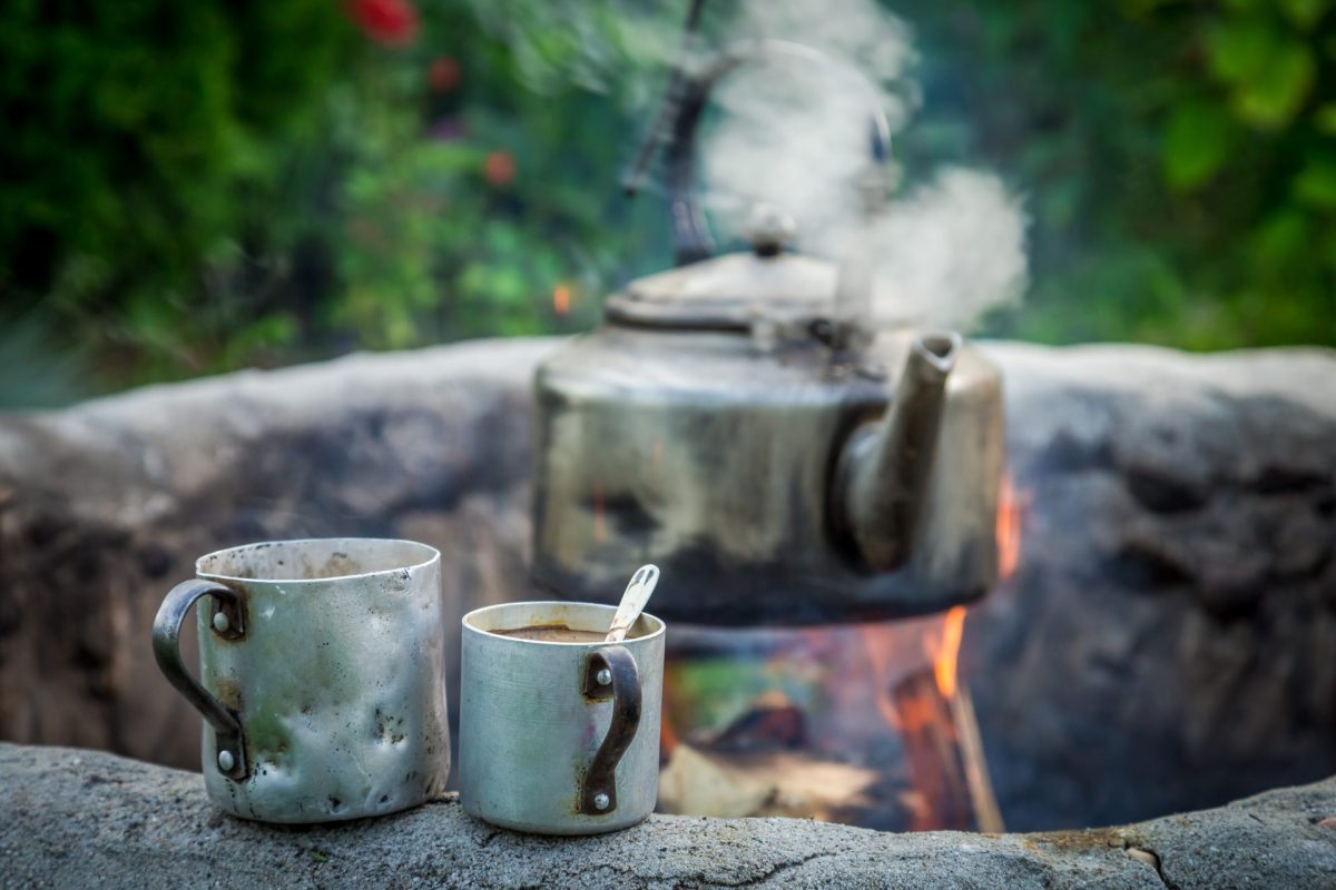Kaffee Camping