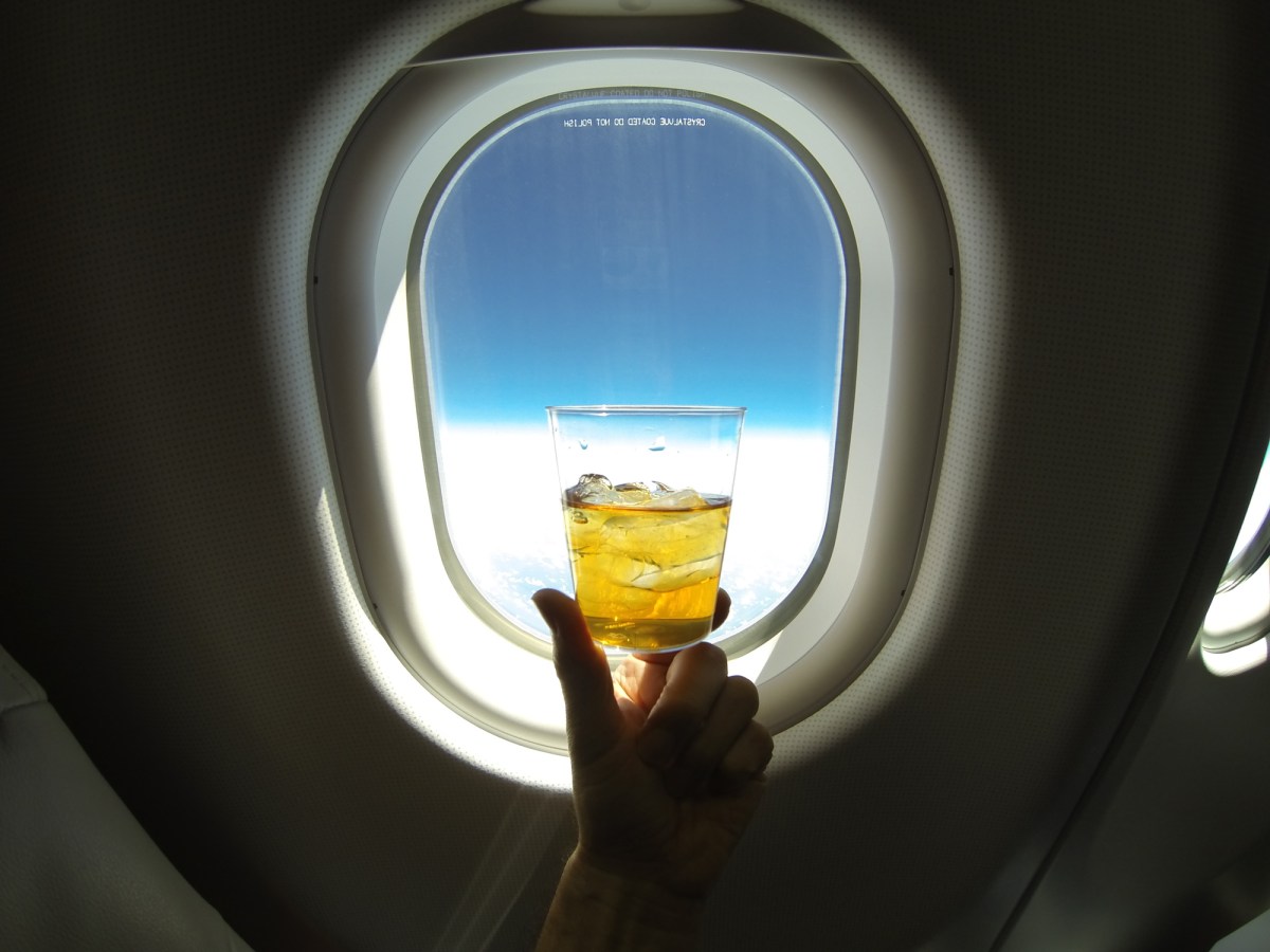 Flugzeug Getränk
