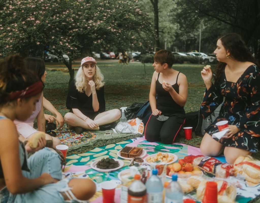 Frauen picknick