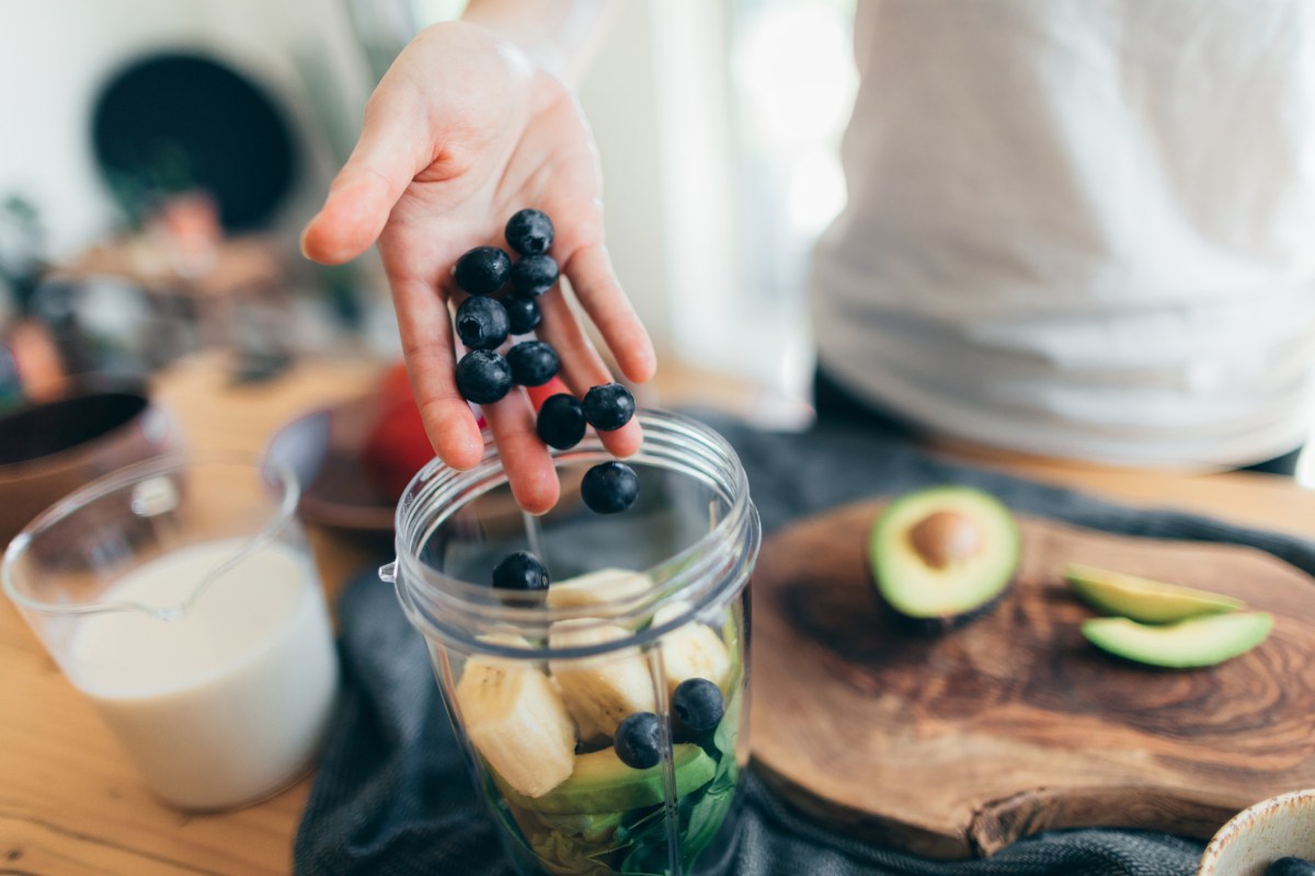 Obst Shake gesund Frühstück