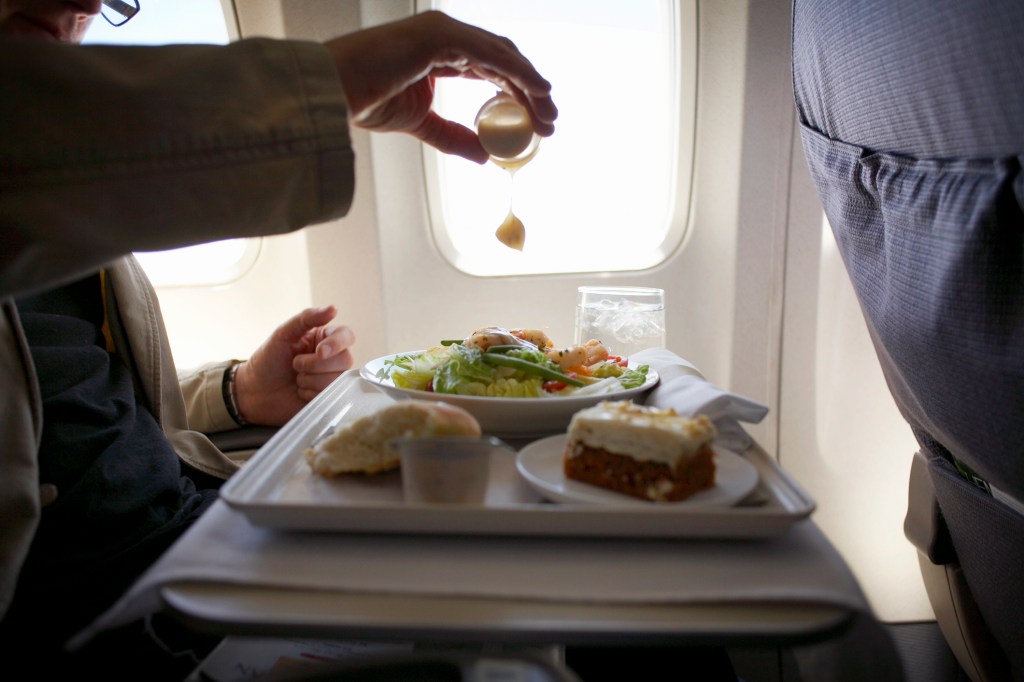 Flugreise Lebensmittel