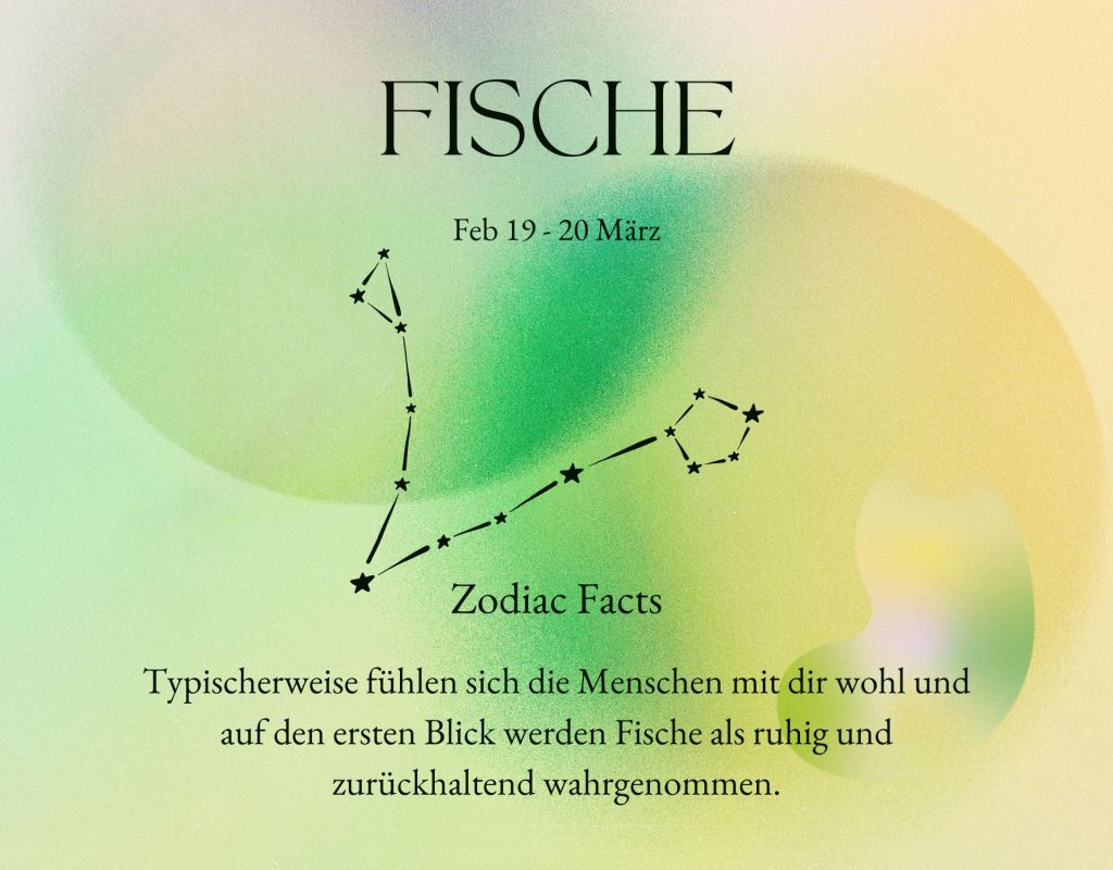 Fische Sternzeichen