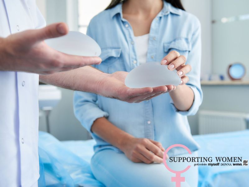 Frau Implantate Brust Chirurgie