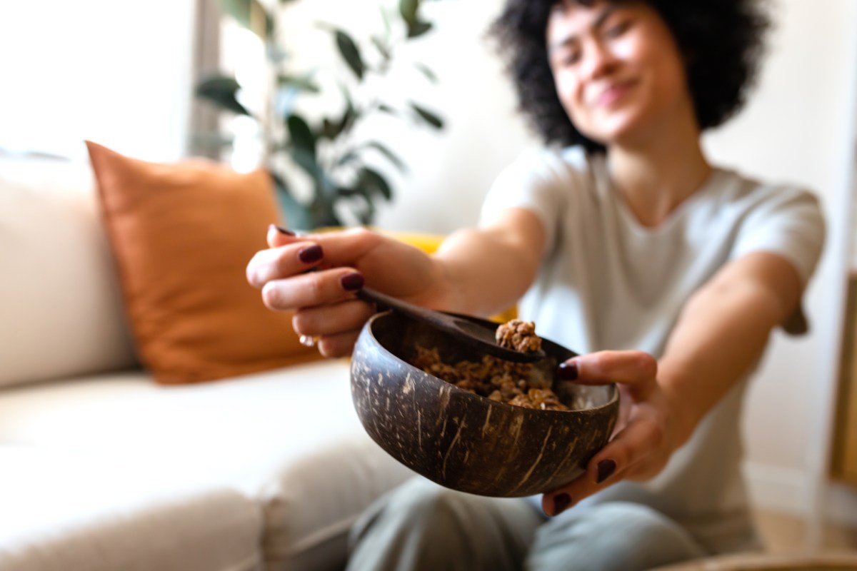 Frau Frühstück Schüssel Bowl