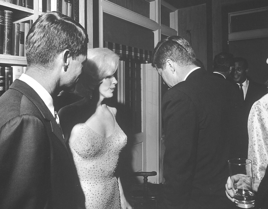 Marilyn Monroe und John F. Kennedy