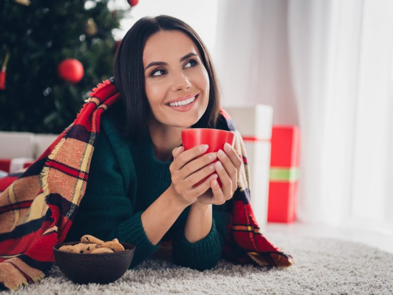 Frau Weihnachtsbaum Tee