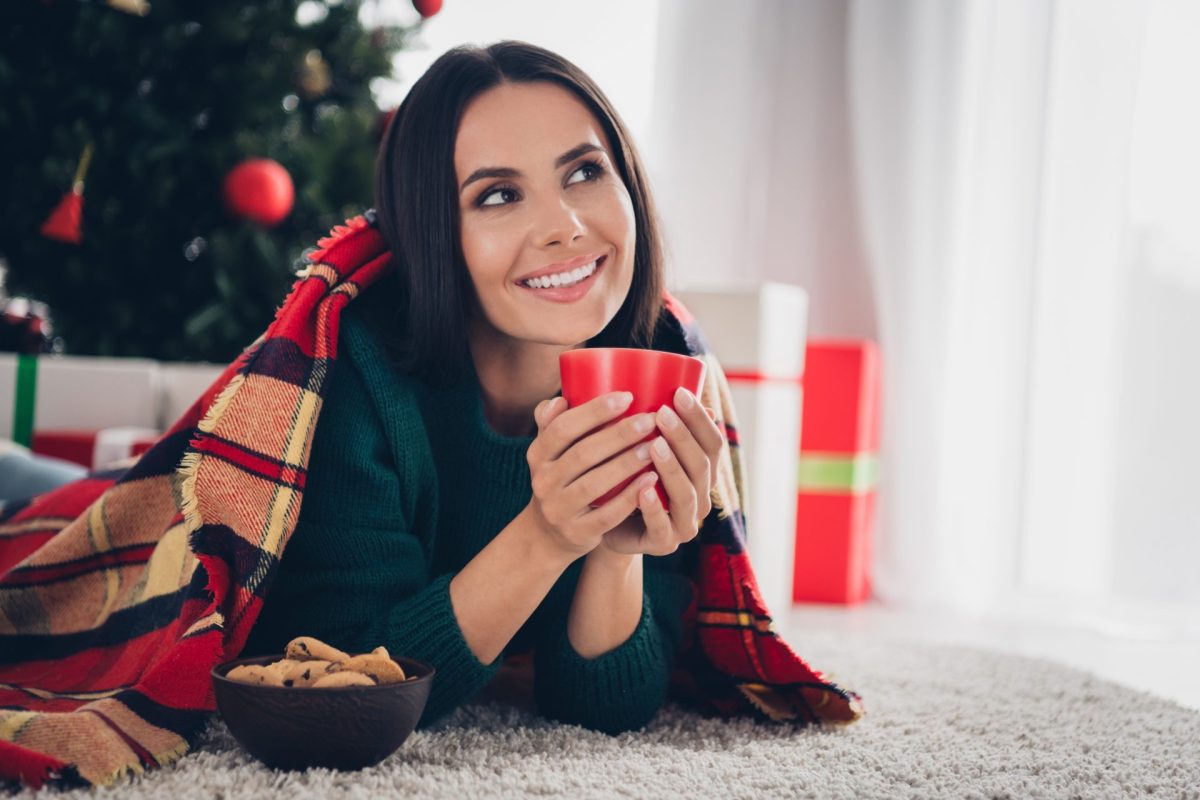 Frau Weihnachtsbaum Tee