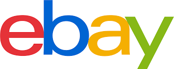 eBay Logo auf weißem Hintergrund